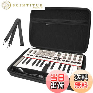 �y���������zMusiin �n�[�h�V�F���P�[�X Arturia MiniLab 3/MiniLab MkII 25 �X�����L�[�{�[�h�R���g���[���[��Arturia Midi �R���g���[���[�V���Z�T�C�U�[�ɑΉ� �F�F�u���b�N///�z���C�g�A�T�C�Y�FBlack