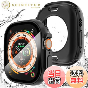 �y���������zAMAPC for Apple Watch �P�[�X 45mm 44mm 41mm 40mm �Ή� �ƌ݊��������� ���b�� Ultra/Ultra2/Ultra3 �F�F�u���b�N�A�T�C�Y�F44mm 360�x�S�ʖh��