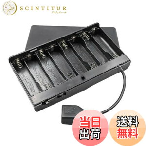 �y���������zSound Wave ((ON/OFF�X�C�b�`�t��)) USB���X �P�[�u���t �d�r�{�b�N�X �P3�d�rx4�{�p ���� 6V �d�r�P�[�X �d�r�z���_�[ USB-A �A���J��AA�d�r LED���C�g�X�g���b�v�ƃ��W�R�� ���̑��d�q�@