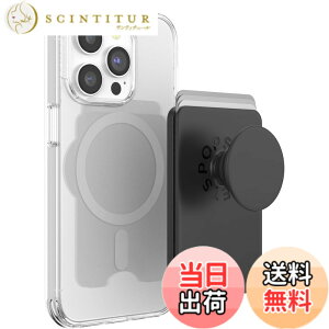 �y���������zPopSockets Japan - �|�b�v�\�P�b�c �W���p�� PopWallet+ MagSafe Black �A�_�v�^�[�����O�t�� �`���R�[�� �u���b�N MagSafe �|�b�v�E�H���b�g+�X�}�z�O���b�v&�E�H���b�g �X�^���h�t���J�[�h