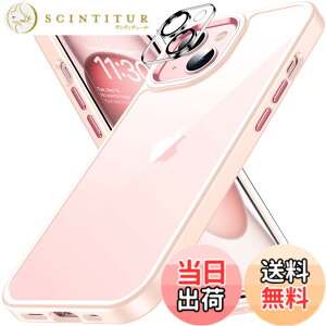 �y���������ziphone15 �P�[�X �ϏՌ� �J���������Y�ی�t�� �A�C�t�H��15 �P�[�X �ČRMIL�K�i �ϋv�� �A�C�z��15 �P�[�X �F�F�s���N�A�T�C�Y�FiPhone 15
