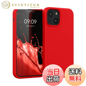 �y���������zkwmobile �X�}�z�P�[�X Apple iPhone 13 mini�Ή� �P�[�X - TPU ���L�b�h �V���R�� �J�o�[ - �ϏՌ� ���h�~ �T���T�� Case �F�F���b�h�A�T�C�Y�FiPhone 13 mini