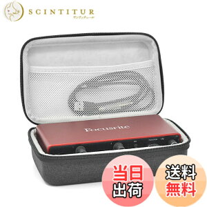 �y���������zMusiin �T�E���h�J�[�h�L�������O�P�[�X�AFocusrite Scarlett 2i2 case ��3�����3����I�[�f�B�I�C���^�[�t�F�C�X�J�o�[�ɑΉ��A�����̓x���x�b�g (�O���[) �F�F�O���[�A�T�C�Y�F���^