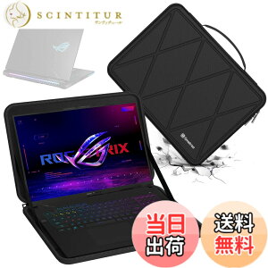 �y���������zSmatree �n�[�hEVA�ی�X���[�u�P�[�X 18�C���` ASUS ROG Strix Scar 18 2025 G835/2024/2023�A ASUS ROG Strix G18 2025 G815/2025 G814/2024/2023�ȂǂɓK�p �h��&�ϏՌ��o�b�O (X8329) �F�F�u���b�N�A�T�C�Y�F1