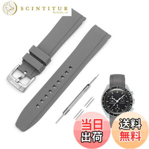�y���������z[Jumpsunfun] 20mm ���v�o���h for Omega X Swatch Speedmaster MoonSwatch �I���K�ƃX�E�H�b�` �X�s�[�h�}�X�^�[ ���[���X�E�H�b�`�p �V���R���x���g �F�F�O���[