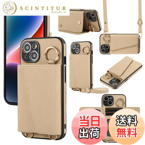 �y���������zXKringCKPTcs Wallet Case for iPhone 13 �F�F�J�[�L�A�T�C�Y�FiPhone 13