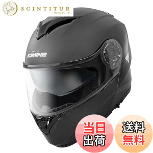 �y���������z�R�~�l(KOMINE) �o�C�N�p FL �V�X�e���w�����b�g �}�b�g�u���b�N HK-171 UV�J�b�g�V�[���h �����xABS�V�F�� �C���i�[�o�C�U�[ �t���t�F�C�X �}�O�l�b�g�o�b�N�� �F�FGloss Black�A�T�C�Y