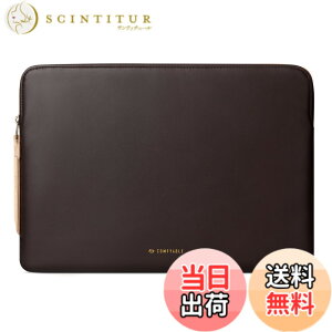 �y���������zComfyable PU Laptop Sleeve for MacBook �F�FChocolate�A�T�C�Y�FFor 15 MBA / 16 MBP M4 M3 M2 M1