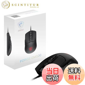 �y���������z�y����zMSI FORGE GM100 �I�v�e�B�J�� �Q�[�~���O�}�E�X �L�� MS0716 �F�F�u���b�N