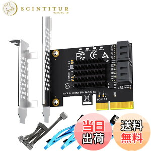 �y���������zGLOTRENDS PCIe SATA ���݃{�[�h �F�FPCIE 3.0 X2�B�A�T�C�Y�F4-Port, X2