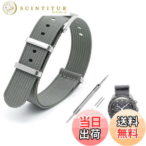 �y���������z[Jumpsunfun] 20mm ���v�o���h for Omega X Swatch Speedmaster MoonSwatch �I���K�ƃX�E�H�b�` �X�s�[�h�}�X�^�[ ���[���X�E�H�b�`�p �~���^���[�i�C�������v�x���g �F�F�O���[