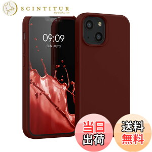�y���������zkwmobile �X�}�z�P�[�X Apple iPhone 13 mini�Ή� �P�[�X - TPU ���L�b�h �V���R�� �J�o�[ - �ϏՌ� ���h�~ �T���T�� Case �F�F�����F���b�h�A�T�C�Y�FiPhone 13 mini