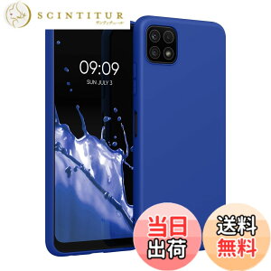 �y���������zkwmobile �X�}�z�P�[�X �Ή�: Samsung Galaxy A22 5G �P�[�X - �ϏՌ� ����~�� �\�t�g TPU �V���R�� - �o���g�C �u���[ �F�F�o���g�C �u���[