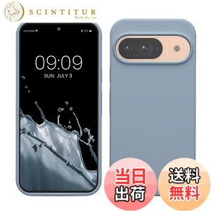 �y���������zkwmobile �X�}�z�P�[�X Google Pixel 9�Ή� �P�[�X - Google Pixel 9 Pro�Ή� �P�[�X - �V���R�� �J�o�[ �ϏՌ� ���h�~ �T���T�� ���C�g�u���[�}�b�g �F�F���C�g�u���[�}�b�g�A�T�C�Y�FPixel 9 