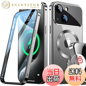 �y���������zRosycover�y�V�����̈�̌^�����Y�E���J�j�J�����b�N�ziPhone �p�� �P�[�X Magsafe�Ή� [360°�S�ʕی�E���ʋ����K���X] �F�F�`�^���O���[�A�T�C�Y�FiPhone 15 Plus �p