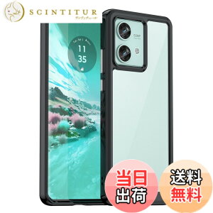 �y���������zKeeFos �P�[�X �ی�P�[�X TPU+PC ���� ���΂ݖh�~ �X�}�z�P�[�X �ϏՌ� �ČRMIL�K�i �����h�~ �J�o�[ �y�� ���^ �_�炩�� �ی�J�o�[ �F�F�u���b�N�A�T�C�Y�FMotorola Edge 40 Neo