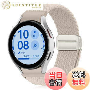 �y���������z[KeeFos] �o���h Samsung(�T���X��) Galaxy Watch FE 40mm/Galaxy Watch 7/6/5/4(40mm 44mm) �Ή� �����o���h �i�C�����f�� ���C�o�b�N�� �}�O�l�b�g���o�b�N�� �ւ��x���g �݊��� �L�k�� �T�C�Y���� 
