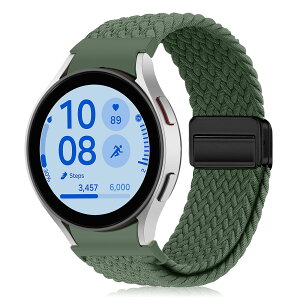 �y���������z[KeeFos] �o���h Samsung(�T���X��) Galaxy Watch FE 40mm/Galaxy Watch 7/6/5/4(40mm 44mm) �Ή� �����o���h �i�C�����f�� ���C�o�b�N�� �}�O�l�b�g���o�b�N�� �ւ��x���g �݊��� �L�k�� �T�C�Y���� 