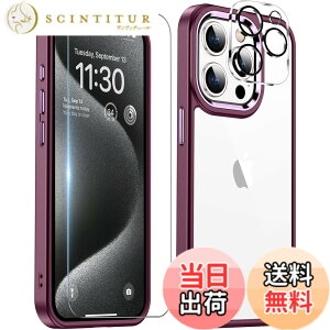 �y���������ziphone15 �P�[�X �ϏՌ� �J���������Y�ی�t�� �A�C�t�H��15 �P�[�X �ČRMIL�K�i �ϋv�� �A�C�z��15 �P�[�X �F�F���b�h�A�T�C�Y�FiPhone 15 Pro