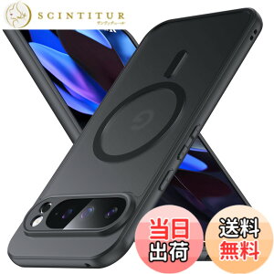 �y���������zFNDMIL Google Pixel Series �p �J�o�[ Mag-Safe�Ή� ���^ �F�F�u���b�N[Magsafe �Ή�]�A�T�C�Y�FGoogle Pixel 9 Pro XL