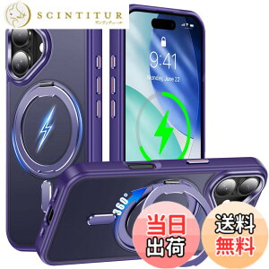 �y���������ziPhone 15 Pro Max �K�p �P�[�X Magsafe�Ή� �A�C�t�H��15�v���}�b�N�X �J�o�[ 360°��]�X�^���h Uovon �X�}�z�P�[�X �A�C�z�� 15promax �g�уP�[�X ���C�����X�[�d �ԍڃz���_�[ �Ή� �X�g