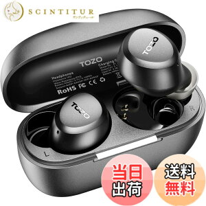 �y���������zTOZO A1 �C���z�� bluetooth ���C�����X�C���z�� ���ቹ�� �g�F�n���� ���^�y�� �}�C�N���� AI �ʘb���m�C�Y���_�N�V���� �J�X�^��EQ �A�v���Ή� �h�� �ő��32���Ԃ̘A���Đ� �Ԃ�[