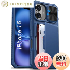 �y���������zVihibii for iPhone i16/15/14/13 Series �P�[�X �L�b�N�X�^���h�t�� �F�F�u���[�A�T�C�Y�FiPhone 16
