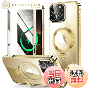 �y���������ziPhone 14/15/ �V���[�Y �P�[�X �X�^���h�@�\�t���E�A�N�V�����{�^�� �F�F�S�[���h�A�T�C�Y�FiPhone 16 Pro Max