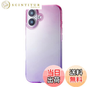 �y���������z�G���R�� iPhone 16 �P�[�X �N���A �O���f�[�V���� �}�C�N���h�b�g���H �\�t�g TPU �X�g���b�v�z���_�[�V�[�g�t meliano ���킢�� ������� �T�N��x�A�N�A PM-A24AUCWCPNBU �F�F�T�N��x��