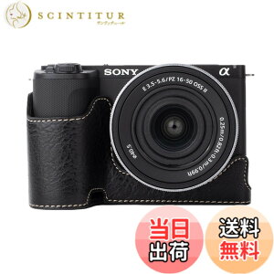 �y���������zRieibi �J�����P�[�X�ASony ZV-E10 II�pPU���U�[�n�[�t�P�[�X�ASony ZV-E10 II�p�ی�P�[�X�ASony ZVE10 II�J�o�[�A�����J�����o�[�W�����ƃn���h�O���b�v�f�U�C�� �F�F�u���b�N