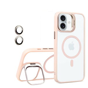 �y���������zKanyaku �p�̃P�[�X MagSafe�Ή� �����Y�ی� �X�^���h �X�g���b�v�z�[���t�� �F�F�s���N�A�T�C�Y�FIphone16plus