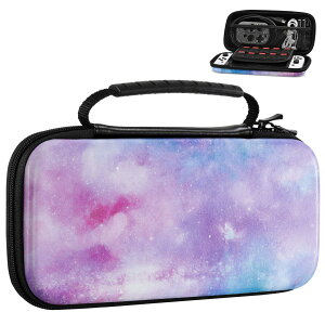 �y���������zSwitch/Switch�L�@EL/Switch Lite �P�[�X ATiC �X�C�b�` �L�������O�P�[�X ���[�o�b�O EVA�f�� �ϏՌ� �S�ʕی� �y�� �Q�[���J�[�h���[ �����^�ѕ֗� �F�FStarryPink�A�T�C�Y�FSwitch/Switch�L�@E