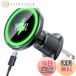 �y���������z�y�V�o��I�_�u�����^���t�b�N�zYOSH �X�}�z�z���_�[ �� ���C�����X�[�d 15W �}���[�d magsafe�[�d�� �ԍ� 24xN55���΋��� magsafe �ԍڃz���_�[ �[�d �� �X�}�z�z���_�[ �[�d �G�A�R�� 