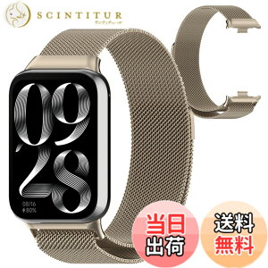 �y���������z[TOORQR] For �V���I�~Xiaomi Smart Band 8 Pro/Redmi Watch 4�Ή� �~���l�[�[�o���h �����o���h �h�K �X�e�����X�o���h ���z���� �����ȒP �j�����p �r�W �l�X�� �o���h �r���v�o���h Xiaomi Band