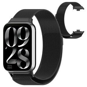 �y���������z[TOORQR] For �V���I�~Xiaomi Smart Band 8 Pro/Redmi Watch 4�Ή� �~���l�[�[�o���h �����o���h �h�K �X�e�����X�o���h ���z���� �����ȒP �j�����p �r�W �l�X�� �o���h �r���v�o���h Xiaomi Band