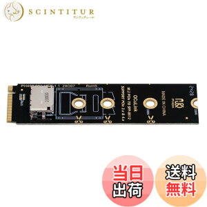 �y���������zCABLECC PCI-E 3.0 M.2 MKEY TO OCULINK SFF-8612 SFF-8611 PCIE NVME SSD 2260�����U.2 SFF-8639�P�[�u���p�̃z�X�g�A�_�v�^�[ �F�FBlack 2280�A�T�C�Y�F10cm
