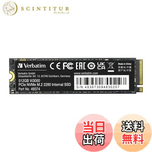 �y���������zVerbatim �o�[�x�C�^�� ����SSD �T�C�Y�F512GB