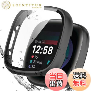�y���������zBOOLINN For Fitbit sense2 �J�o�[/Fitbit versa4 �J�o�[ 3D���p�G�b�W �����^ PC+�K���X�f�� ��̌^ �t�@�[�E�F fitbit sense2 �P�[�X/fitbit versa4 �P�[�X �Ή� �����ߗ� �L�Y�h�~ �w��h�~ �ȒP��