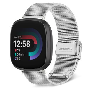 �y���������z[HeeNia] Fitbit Versa 4 /Fitbit Versa 3 /Fitbit Sense 2 /Fitbit Sense �Ή� �o���h �����x���g �X�e�����X�� �ւ��x���g �������߉\ �j�����p Fitbit Versa 4 /Fitbit Versa 3 /Fitbit Sense 2 /Fitbit Sense �Ή� 
