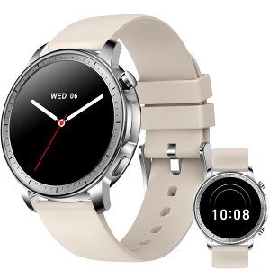 �y���������zMONOMAM CHIC �X�}�[�g�E�H�b�` ���f�B�[�X ������ iPhone�Ή� �A���h���C�h�Ή� AMOLED �펞�\�� �ی^ �x���g��20mm �����Y �����ʌv Line ���M�ʒm �F�FSoy Latte