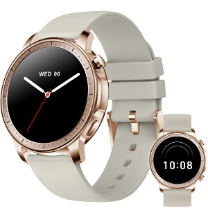 �y���������zMONOMAM CHIC �X�}�[�g�E�H�b�` ���f�B�[�X ������ iPhone�Ή� �A���h���C�h�Ή� AMOLED �펞�\�� �ی^ �x���g��20mm �����Y �����ʌv Line ���M�ʒm �F�FDusty Beige