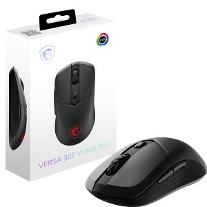 �y���������zMSI VERSA 300 W ���C�����X �Q�[�~���O�}�E�X �y�� 60g �L�� ���� ���E�Ώ� MS0731 �F�F�u���b�N