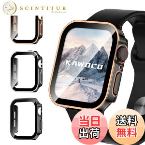 �y���������z�y3���Z�b�g�zKawoco �A�b�v���E�H�b�` �h�� �J�o�[ �ی� iWatch 45mm 44mm 41mm 40mm Series9 Series8 Series7 SeriesSE SeriesSE2 Series6 Series5 Series4 ���p�G�b�f�U�C�� �F�F�u���b�N/���[�Y�S�[���h ��