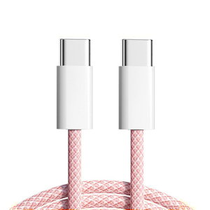 �y���������zxiwai �u���b�N �z���C�g �u���[ �s���N �^�C�vC USB-C �I�X - �I�X USB 2.0 �o�[�W���� �f�[�^ �P�[�u�� 1m PD 65W �Ή� �m�[�g�p�\�R�� & �d�b�p �F�FPink�A�T�C�Y�F20cm
