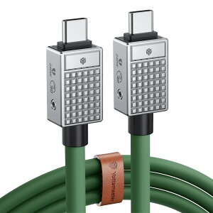�y���������zYottamaster USB Type-C �P�[�u��(1m) 240W PD�}���[�d�Ή� 40Gbps�����f�[�^�]�� 8K@60Hz�r�f�I�f�B�X�v���C���T�|�[�g MacBook Pro iPad Pro Galaxy S22 A10�ɓK��