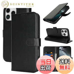 �y���������zSZBQBpw for iPhone 16 leather case �F�F�u���b�N�A�T�C�Y�FiPhone 16 Pro