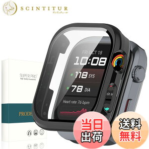 �y���������z�P�[�X+�K���X�t�C���� PC+�K���X �����x �L�Y�h�~ ��̌^�J�o�[ ���t���ȒP �y�� �ی�J�o�[ �F�F�u���b�N�A�T�C�Y�FHUAWEI WATCH D2