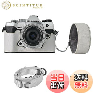�y���������zVOVMOEYA �J�����P�[�X For Olympus OM-5/OM-D E-M5 III�COM-5�{�f�B�P�[�X For Olympus E-M5 III�J�����P�[�X OM5 �J�����ی�J�o�[ PU���U�[ D��l�W���t�� ��ʊJ�� �d�r���� �S�ʕی� �X�g���b�v