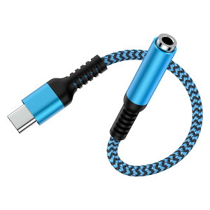 �y���������zUSB-C �C���z���ϊ��A�_�v�^ 18cm usbc-3.5mm �C���z���W���c�N 4�� Type-c �C���z���ϊ��P�[�u�� HIFI���� DAC�`�b�v���� ���y/�ʘb/���ʒ��� �F�F�u���[