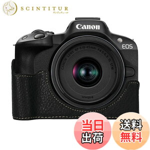 �y���������z�L���m���p Canon EOS R50�p �J�����n�[�t�P�[�X BEADY �J�����P�[�X PU ���U�[ EOS R50 �n���h �O���b�v �p �ی�J�o�[ �u���b�N �F�F�u���b�N